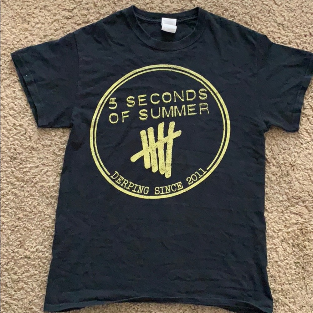 5 Seconds Of Summer 2014 Concert Tee